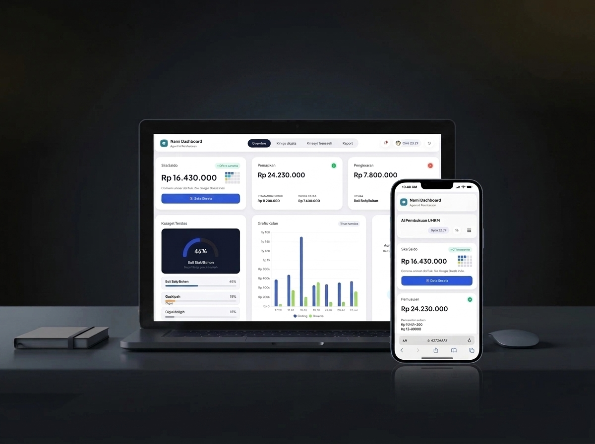 Dashboard Admin Virtual UMKM